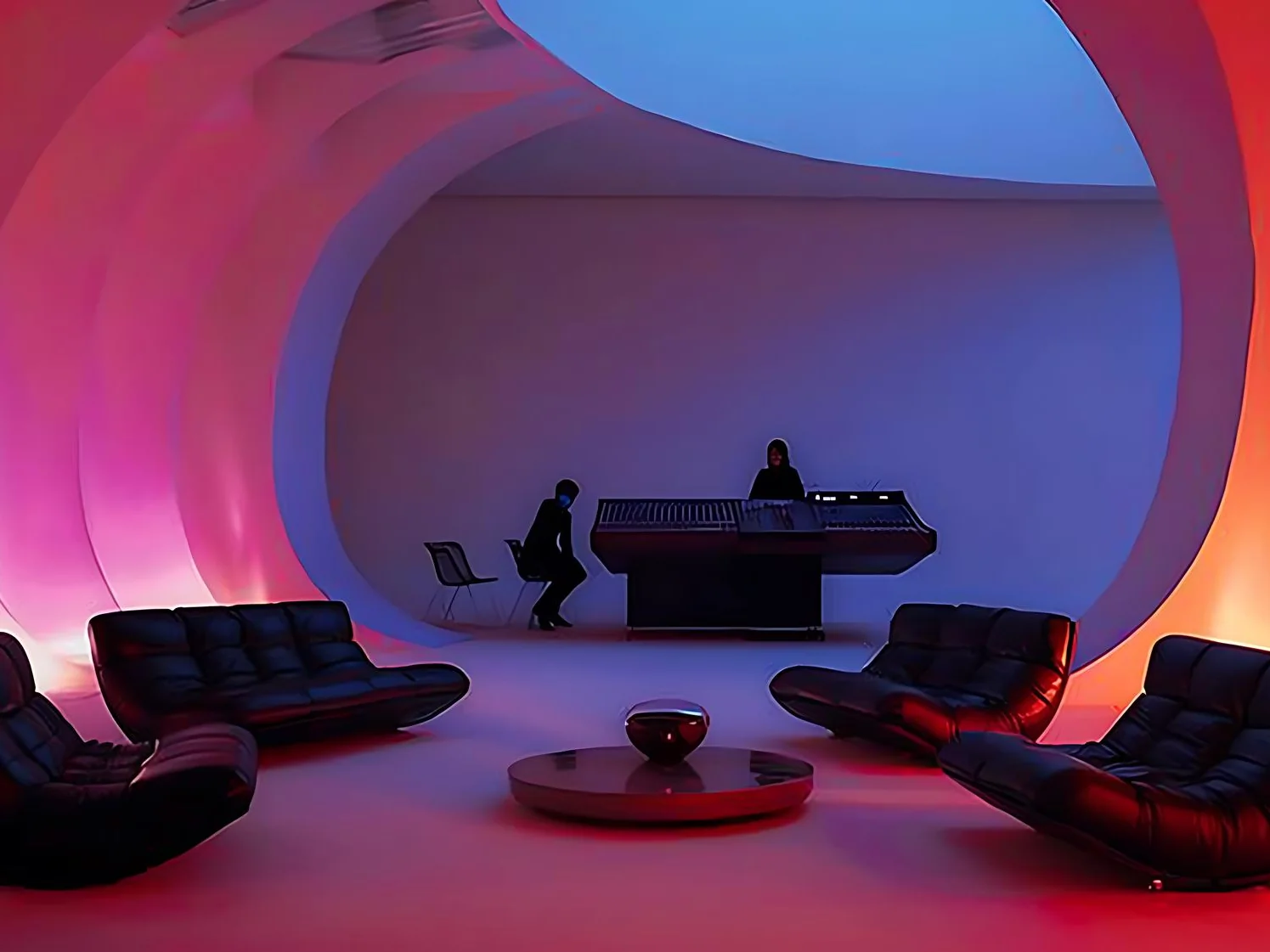 retro futurism interior design