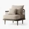 FLy SC1 Beige Boucle Dark Oak