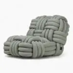 Knitty Lounge Chair Green 3 1