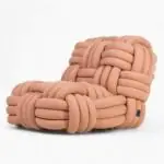 Knitty Lounge Chair Pink 3 1