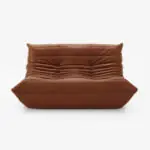 TOGO LOVESEAT LEATHER BISQUE