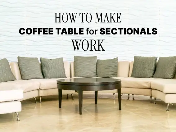 coffee table size sectional - what size coffee table for sectional, living room