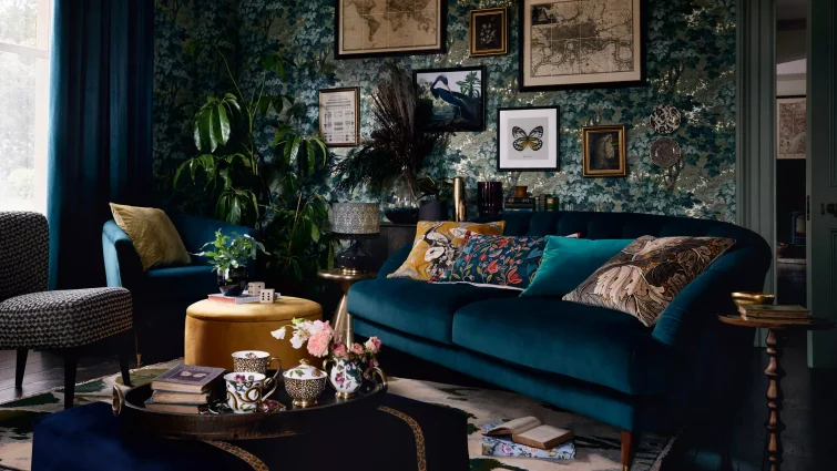 maximalist living hero desk1 221021 - Maximalist living room, maximalism